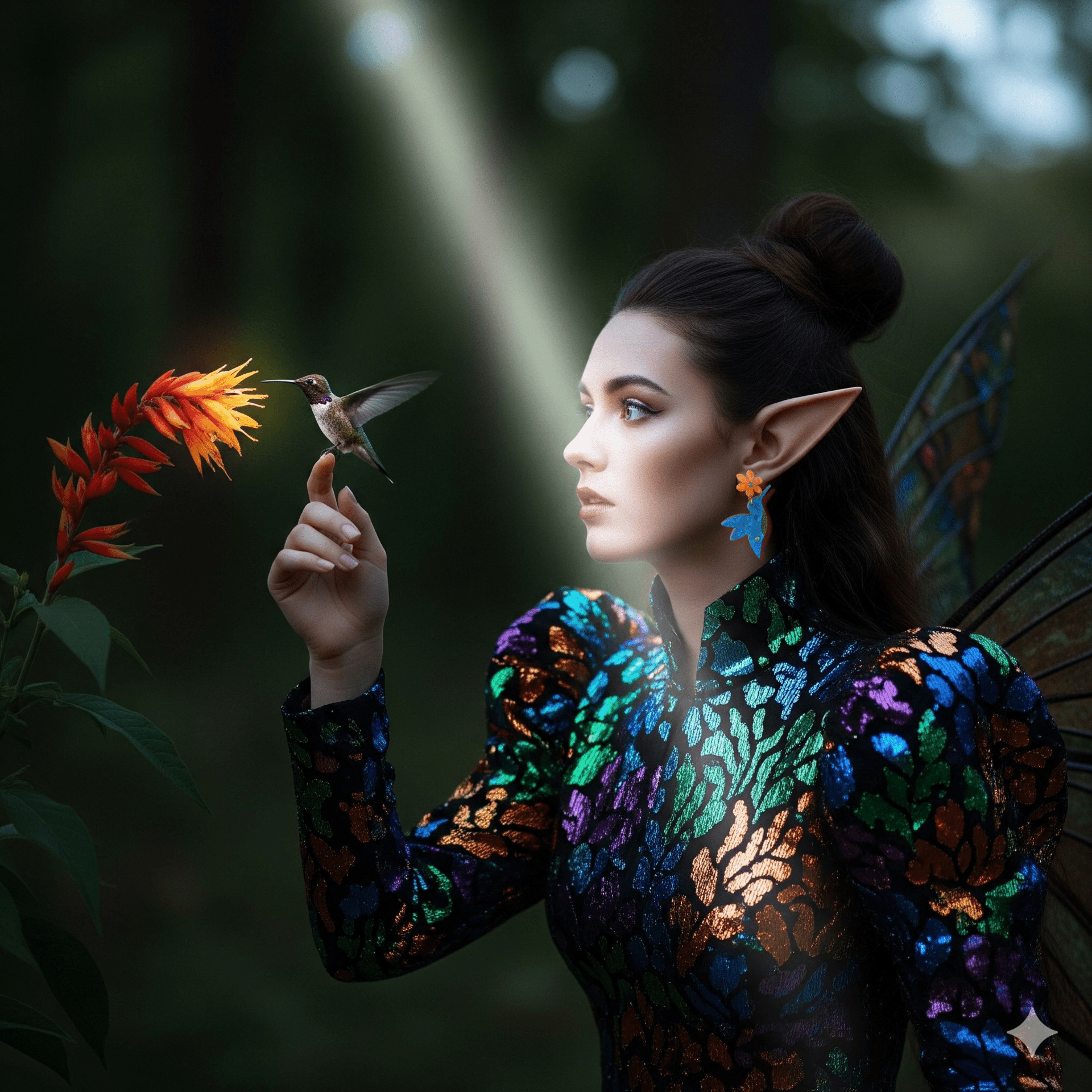 Colibrí azul - 2