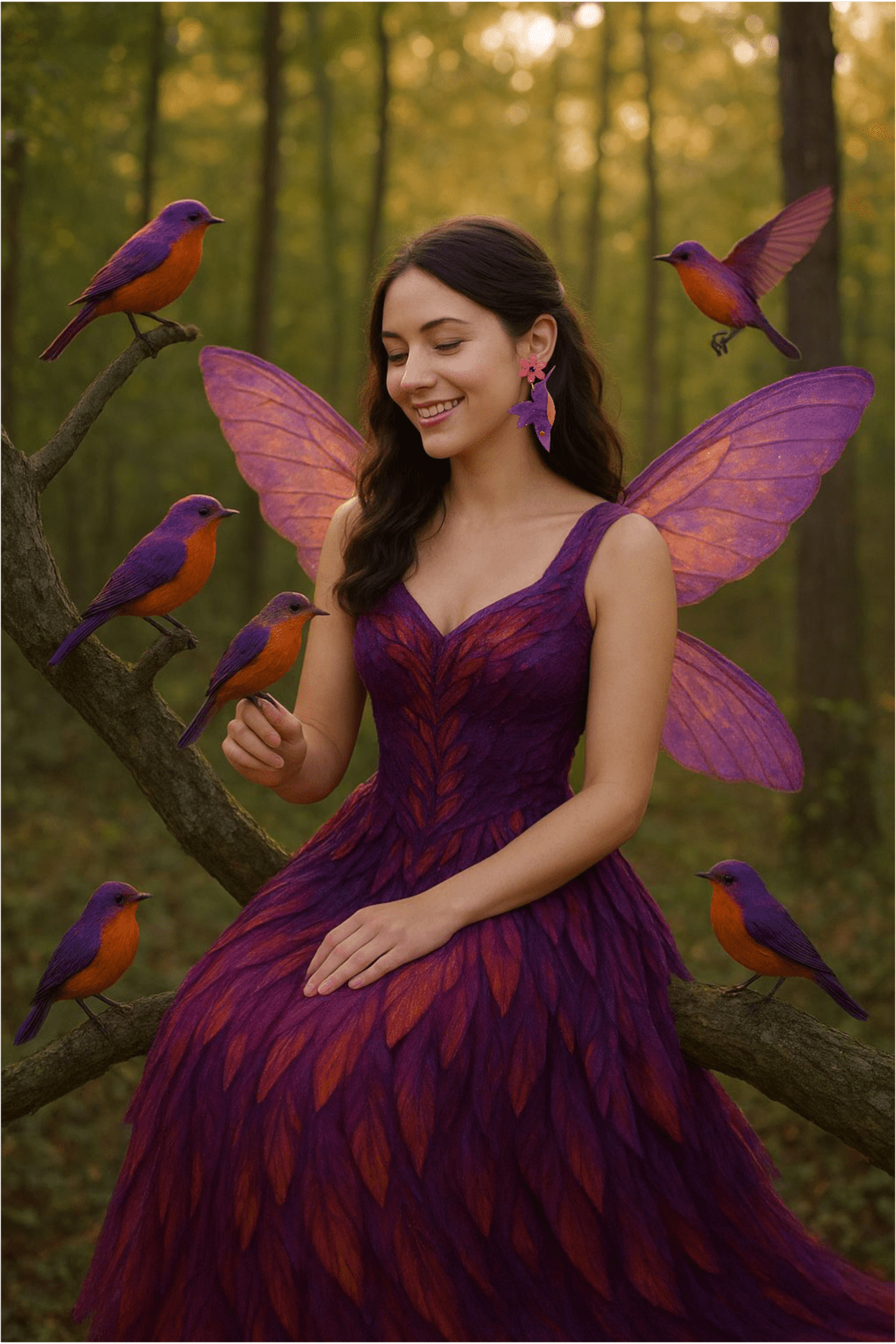 Colibrí morado - 2